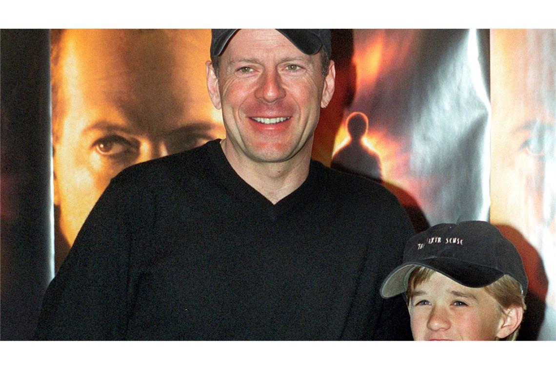 Bruce Willis und der damals 11-jährige Haley Joel Osment im Jahr 1999.