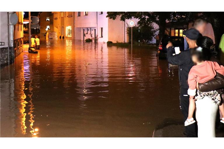 Bruchsal wurde schwer vom Unwetter getroffen.