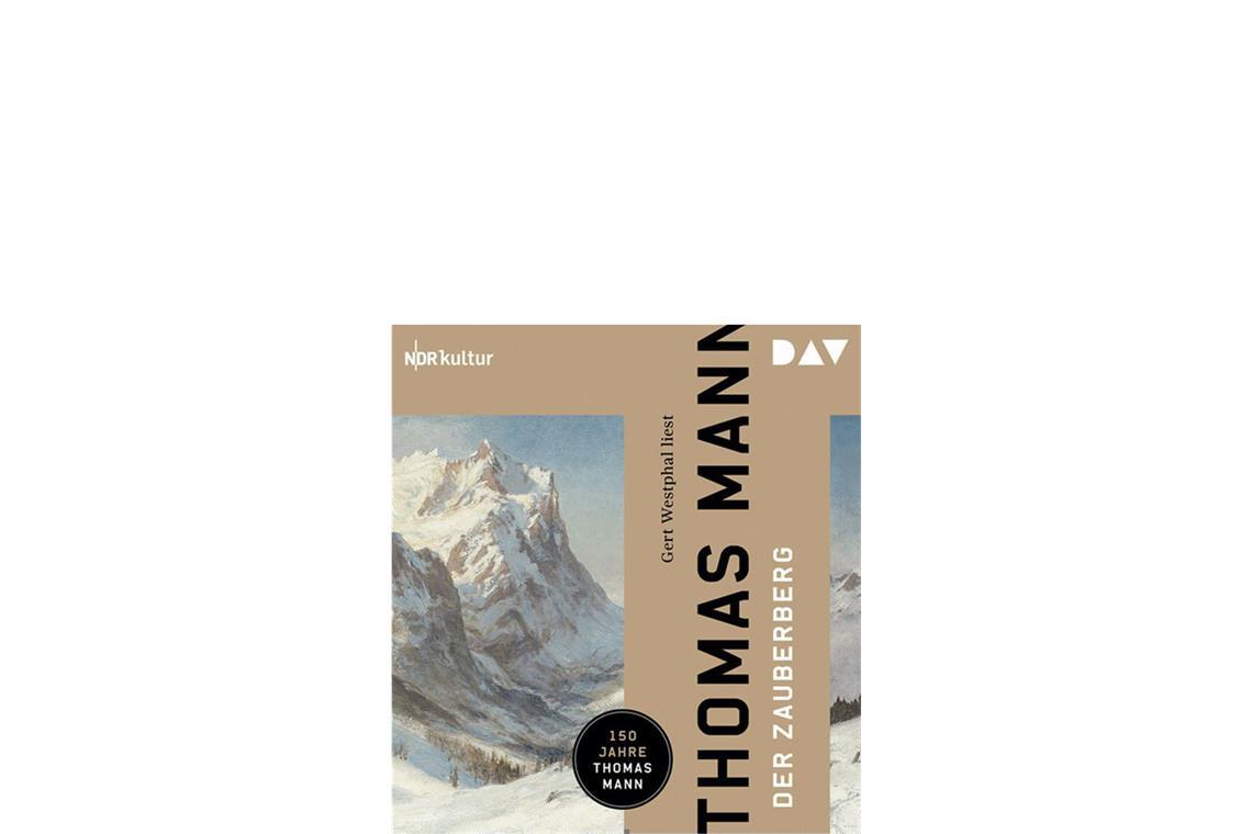 <b>Thomas Mann: Der Zauberberg. Audio Verlag, 26 Euro.</b> ...und noch ein Tipp zum anstehenden TM-Jubiläumsjahr 2025: alle Romane meisterhaft vorgelesen von Gert Westphal, neu aufgelegt. So schafft man es auch auf den „Zauberberg“.  schl