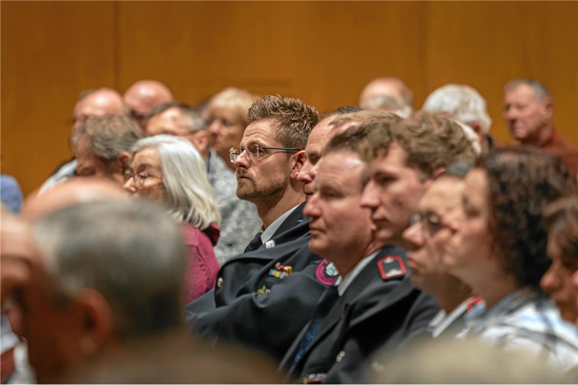 Bürgerempfang 2025 in der Murrhardter Festhalle. Der Backnanger Polizeichef Denn...