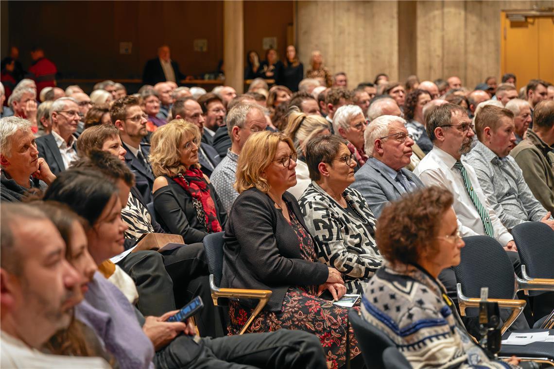 Bürgerempfang 2025 in der Murrhardter Festhalle.