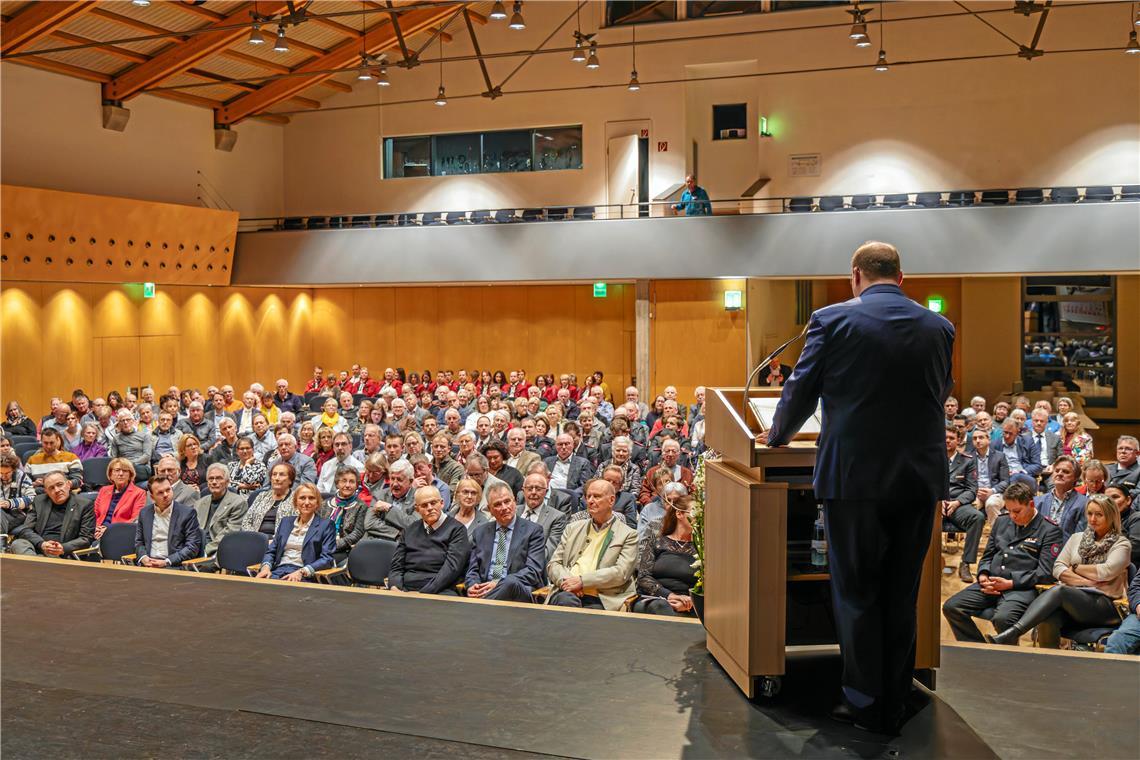 Bürgerempfang 2025 in der Murrhardter Festhalle.