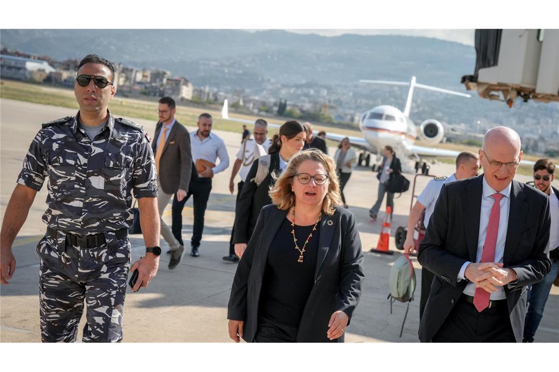 Bundesentwicklungsministerin Svenja Schulze (SPD) ist u einem Kurzbesuch im Libanon eingetroffen.