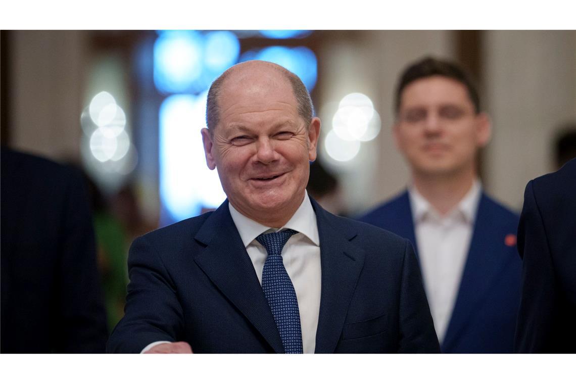 Bundeskanzler Olaf Scholz gewährt ab heute auf Tiktok einen Einblick in seinen Arbeitsalltag.