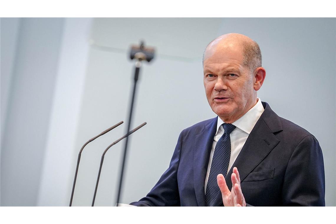 Bundeskanzler Olaf Scholz kommentierte die VW-Entscheidung am Montag über einen Regierungssprecher. (Archivbild)