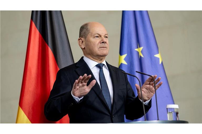 Bundeskanzler Scholz rechnet nicht damit, dass der künftige US-Präsident Donald Trump die militärische Unterstützung für die Ukraine einstellt.