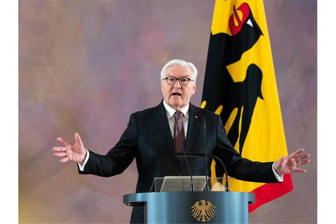 Steinmeier kann mit Wiederwahl rechnen Bundespräsident Frank-Walter Steinmeier. Foto: Bernd von Jutrczenka/dpa