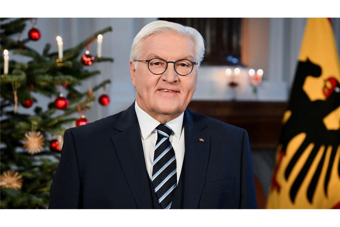 Bundespräsident Steinmeier wirbt zu Weihnachten für den Zusammenhalt in der Gesellschaft