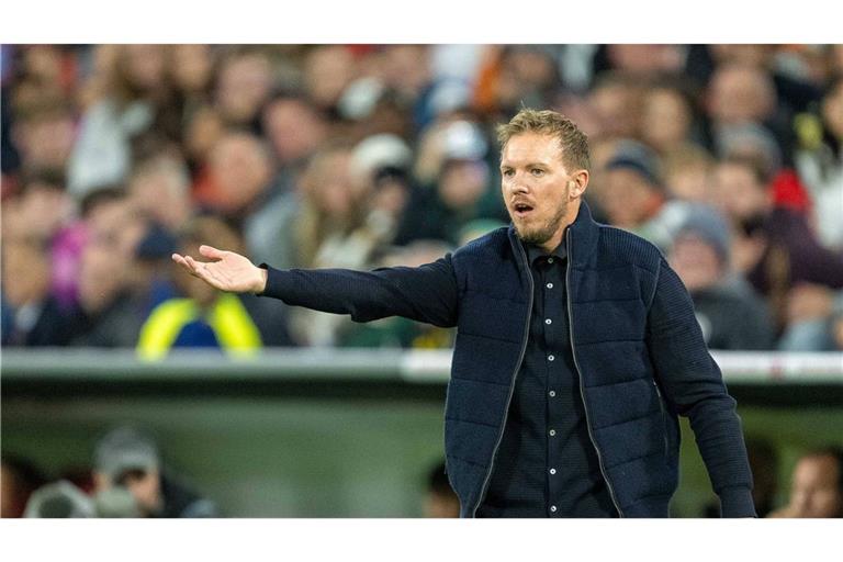 Bundestrainer Julian Nagelsmann ist hochzufrieden mit seiner Elf.