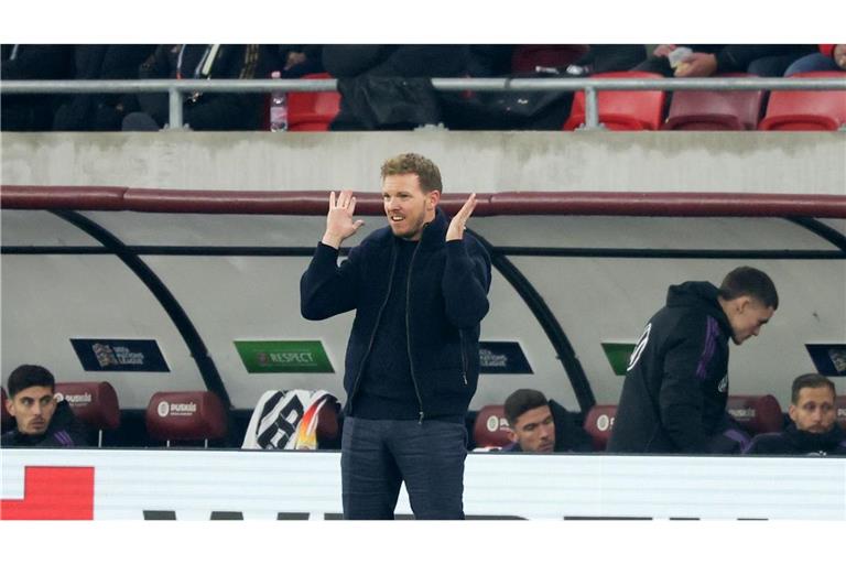 Bundestrainer Julian Nagelsmann reist zur Auslosung für die Nations League.