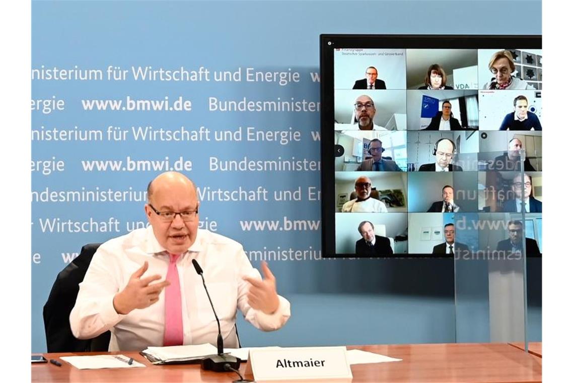 Corona-Hilfen fließen wieder Bundeswirtschaftsminister Peter Altmaier: „Die Abschlagszahlungen für Corona-Hilfsprogramme starten heute wieder.“. Foto: Andreas Mertens/BMWi/dpa