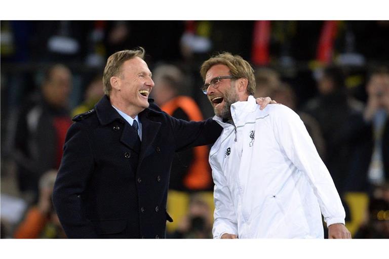 BVB-Geschäftsführer Watzke und Ex-Liverpool Trainer Klopp. (Archivbild)