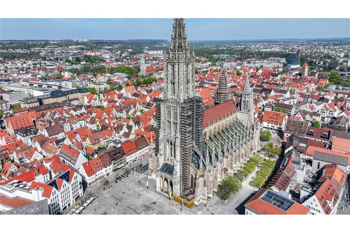 Bye bye Titel: Bald hat Ulm nicht mehr den höchsten Kirchturm der Welt. (Archivbild)