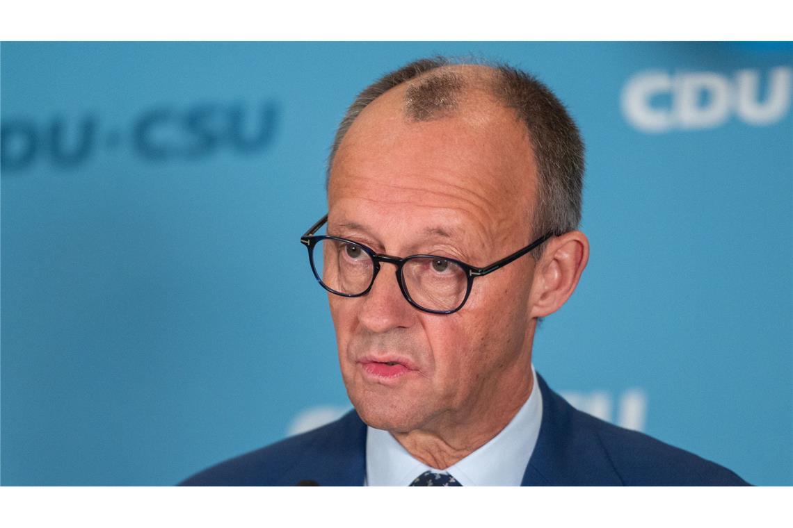 CDU-Chef Friedrich Merz