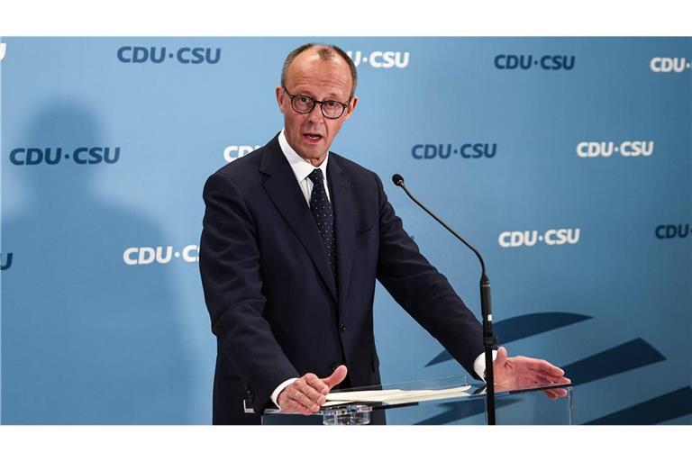 CDU-Chef Friedrich Merz