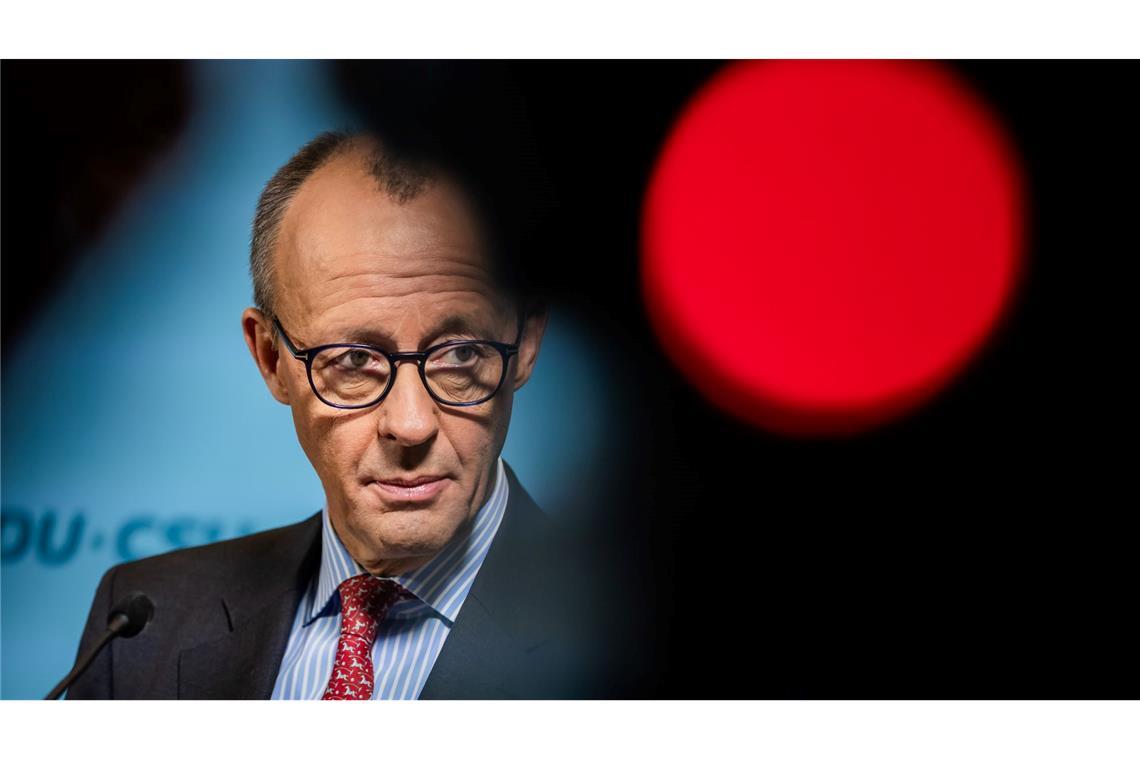 CDU-Chef Friedrich Merz will einen anderen Rentenkurs als die Regierung.