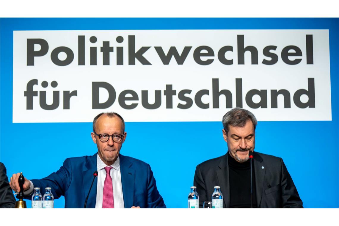 CDU und CSU beraten gemeinsames Wahlprogramm für Bundestagswahl 2025