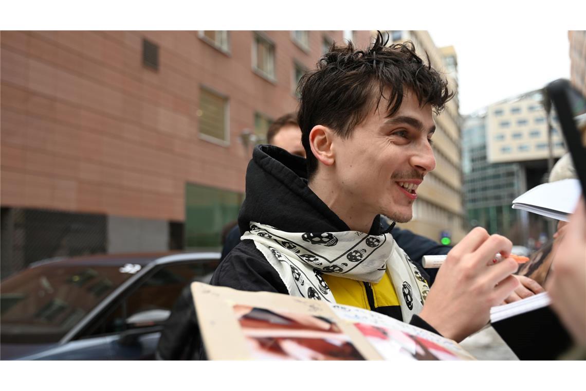Film über Hamas-Geisel: "Hoffe, dass David etwas fühlt" Chalamet gilt als einer der aktuell populärsten Schauspieler.