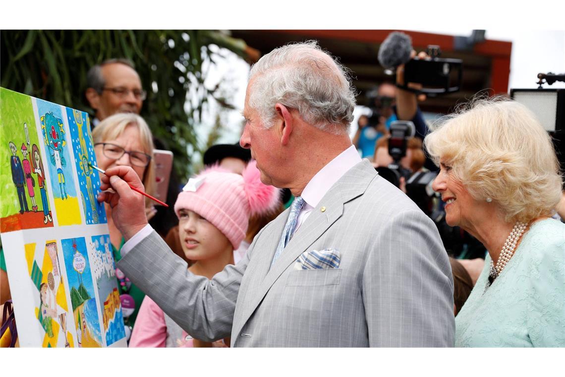 Charles und Camilla bei ihrem gemeinsamen Besuch in Australien 2018.