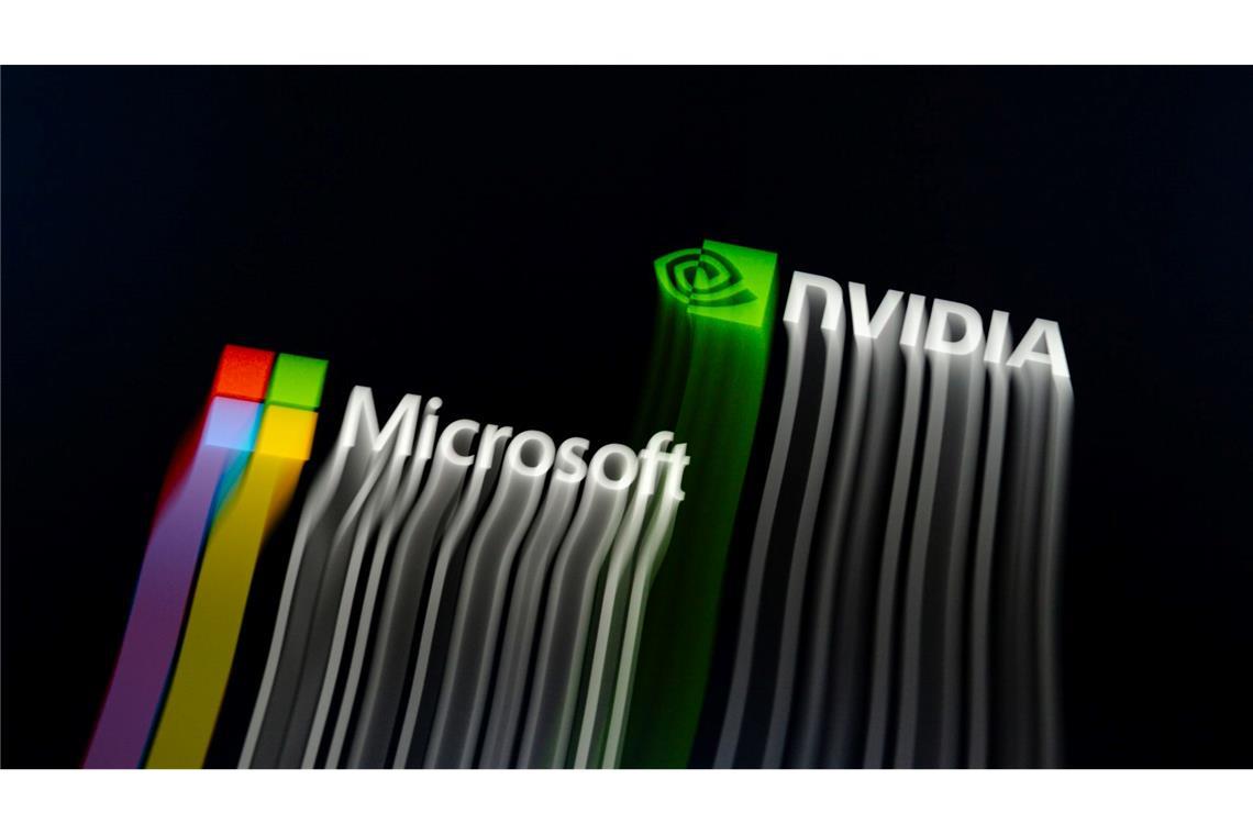 Chips von Nvidia spielen eine Schlüsselrolle für Software mit Künstlicher Intelligenz. Der KI-Boom macht auch Aktien von Microsoft populär.