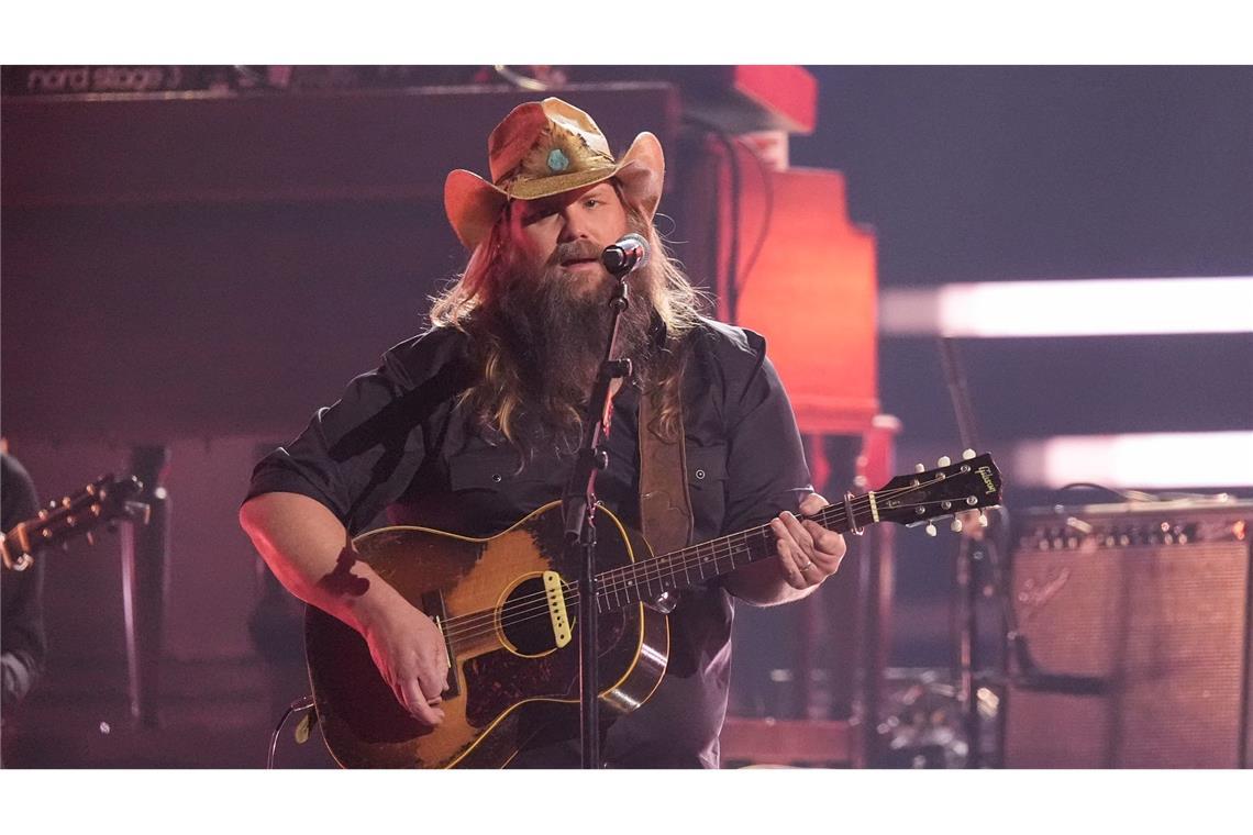 Chris Stapleton nimmt drei CMA-Trophäen mit nach Hause.