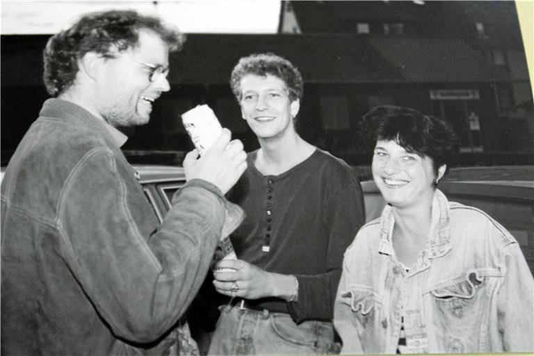 Christian Lange (links), Hannes Fredrich und Katrin Altpeter waren einst prägende Figuren im Kreisjugendring. Foto: BKZ-Archiv