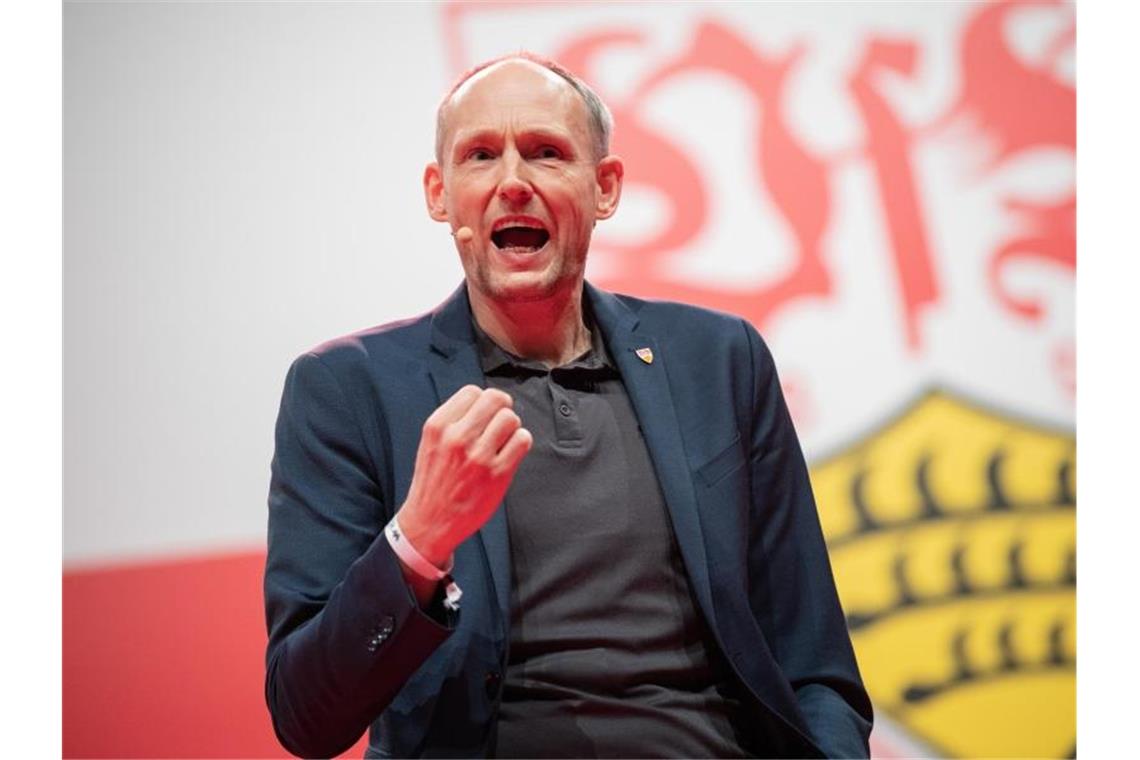 Christian Riethmüller, Kandidat bei der Präsidentenwahl des VfB Stuttgart. Foto: Tom Weller/dpa/Archivbild