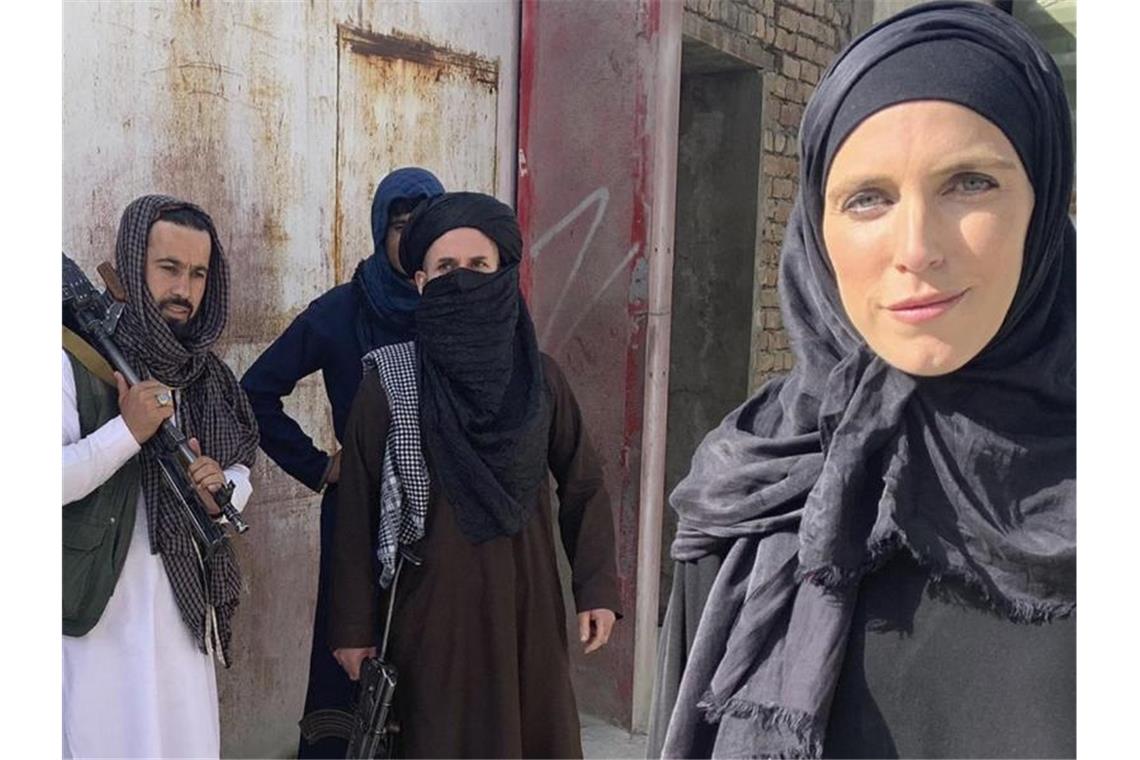 Verzweiflung in Kabul - Berichte über Hinrichtungen Clarissa Ward, die internationale Chefkorrespondentin des Senders CNN, berichtet aus Kabul. Foto: Brent Swails/CNN/AP/dpa