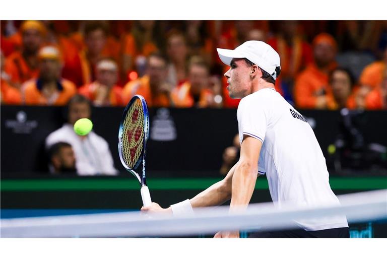 Daniel Altmaier konnte das deutsche Tennis-Team nicht in Führung bringen.