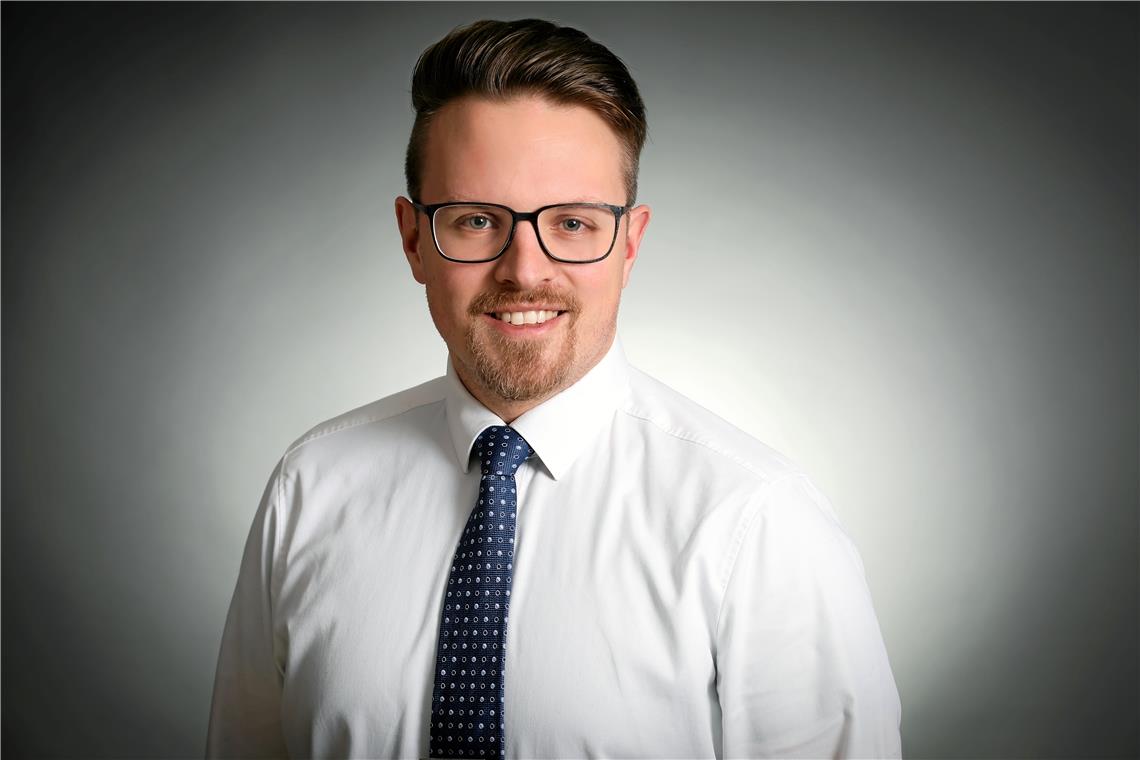 Daniel Gutmann will Weissacher Bürgermeister werden Daniel Gutmann ist in Waiblingen aufgewachsen und wohnt jetzt in Unterbrüden. Foto: privat