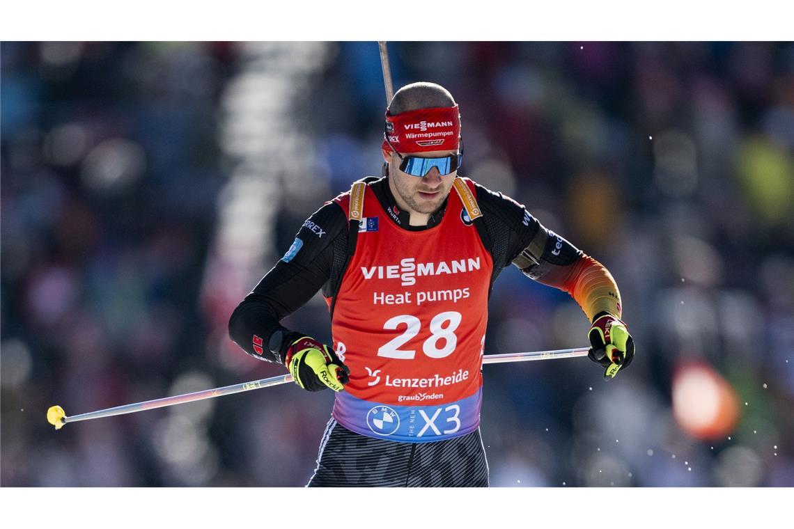 Danilo Riethmüller enttäuscht in seinem ersten WM-Rennen.