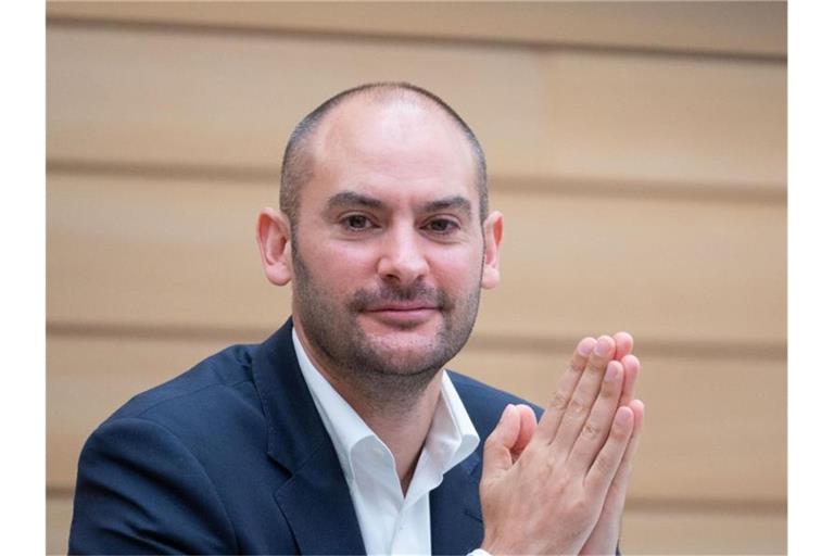 Danyal Bayaz (Bündnis 90/Die Grünen), Finanzminister von Baden-Württemberg, im Landtag. Foto: Marijan Murat/dpa