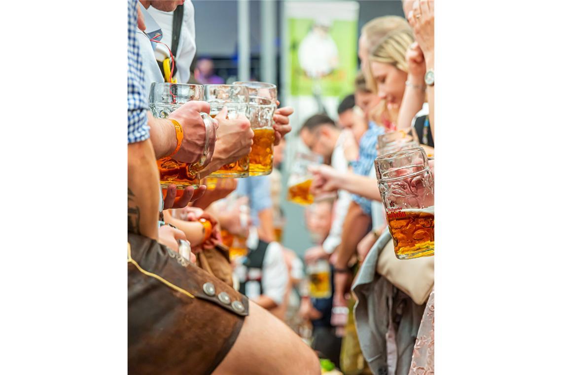 Das 176. Cannstatter Volksfest im vergangenen Jahr auf dem Wasen