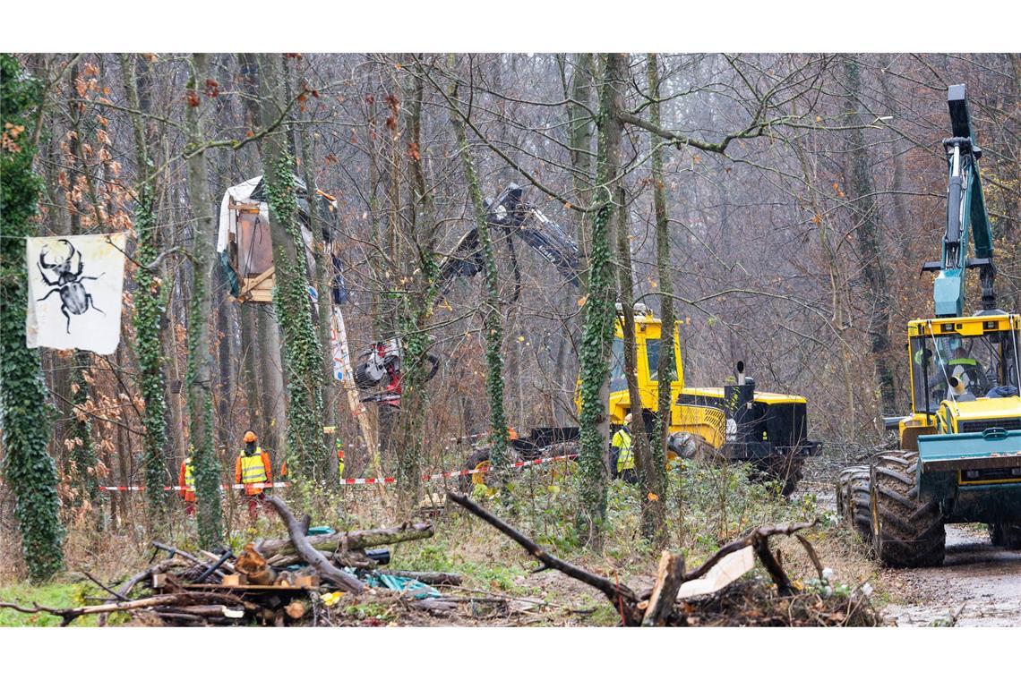 Das Areal im Freiburger Westen wurde nun geräumt.