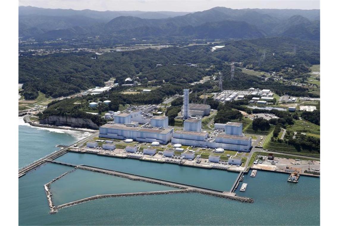 Elf Jahre nach Fukushima-GAU: Die Erinnerung verblasst Das Atomkraftwerk Fukushima. Foto: ---/Kyodo/dpa