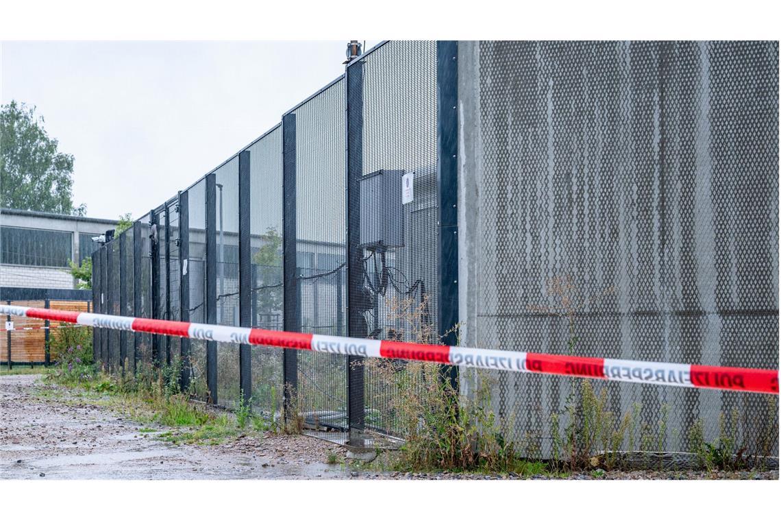 Das Bezirkskrankenhaus Straubing: von hier flohen die vier Männer.