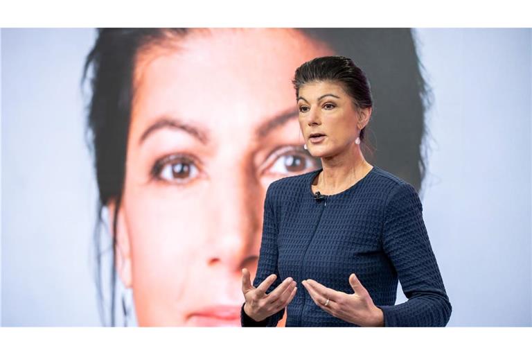 Das Bündnis Sahra Wagenknecht hat auf 39 Seiten einen langen Forderungskatalog zur Bundestagswahl formuliert. (Archivbild)