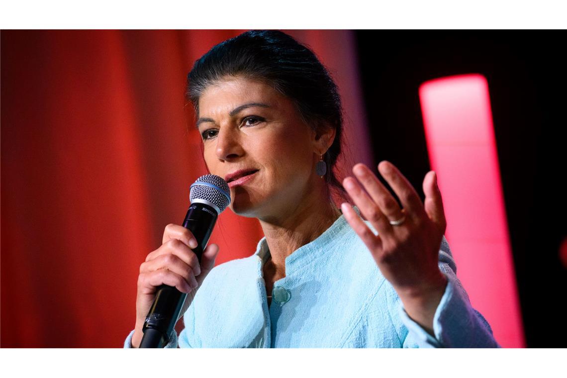 Das Bündnis Sahra Wagenknecht hat in einer neuen Umfrage ein zweistelliges Ergebnis erreicht.