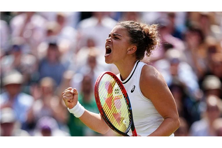 Das Endspiel in Wimbledon ist ein großer Erfolg für Jasmine Paolini.