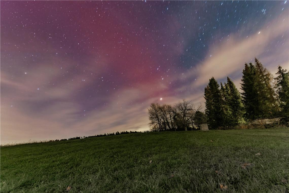 Das Foto hat Petra Tänzer zwischen 19 und 20 Uhr aufgenommen. Foto: Petra Tänzer