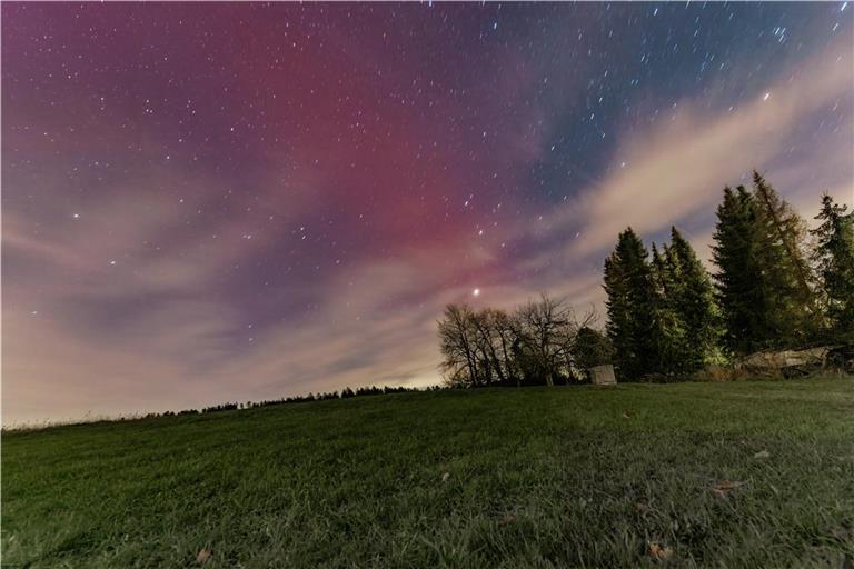 Das Foto hat Petra Tänzer zwischen 19 und 20 Uhr aufgenommen. Foto: Petra Tänzer