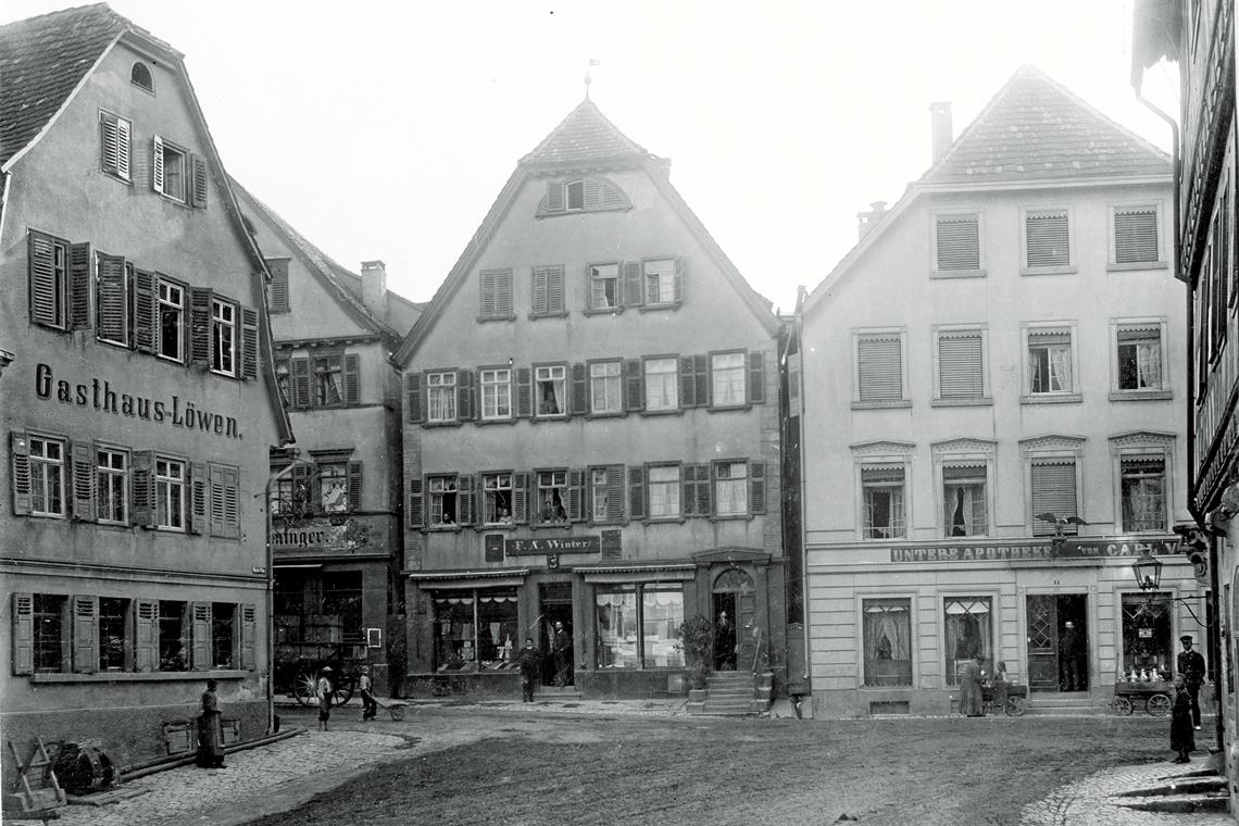 Das Gasthaus Löwen, das heute noch steht, hat eine lange Geschichte. Repros: Peter Wolf