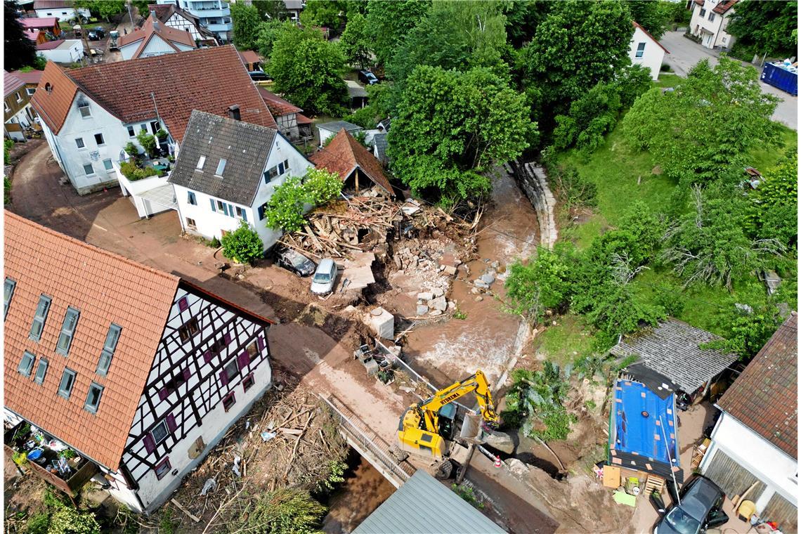 Das Hochwasser vom Juni hat in der Region großen Schaden angerichtet.