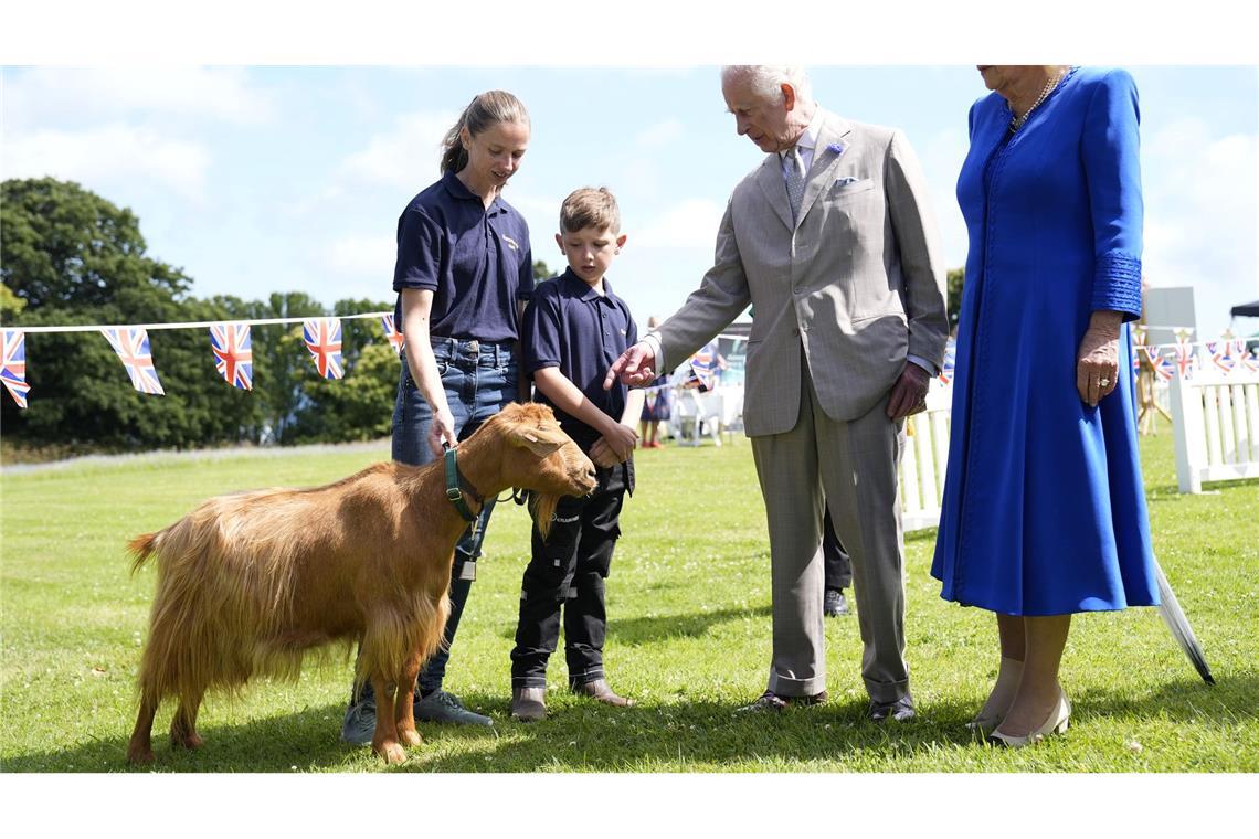 Das Königspaar hat ein großes Herz für Tiere.