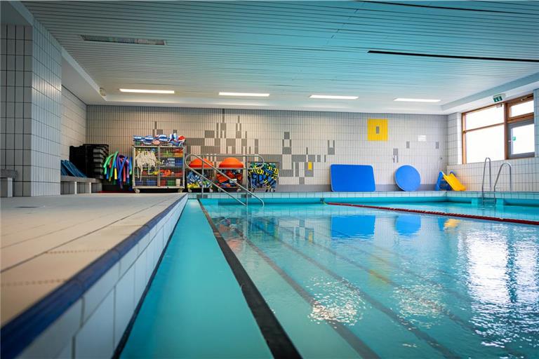 Das Lehrschwimmbecken wird von mehreren Schulen und von der TSG Backnang für Kurse genutzt.  Foto: Alexander Becher