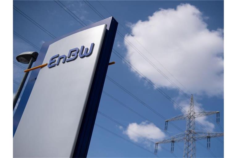 Das Logo der EnBW. Foto: Marijan Murat/dpa/Archivbild