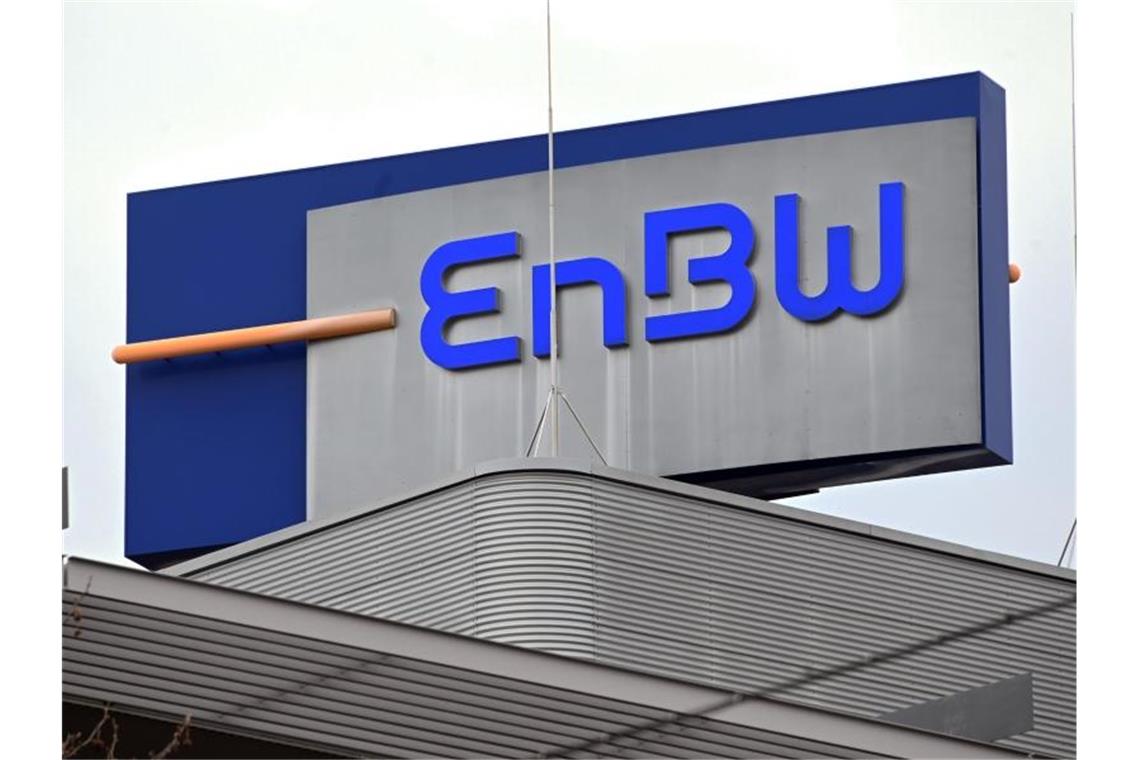 Das Logo des Energiekonzern Energie Baden-Württemberg (EnBW). Foto: Uli Deck/dpa/Symbolbild