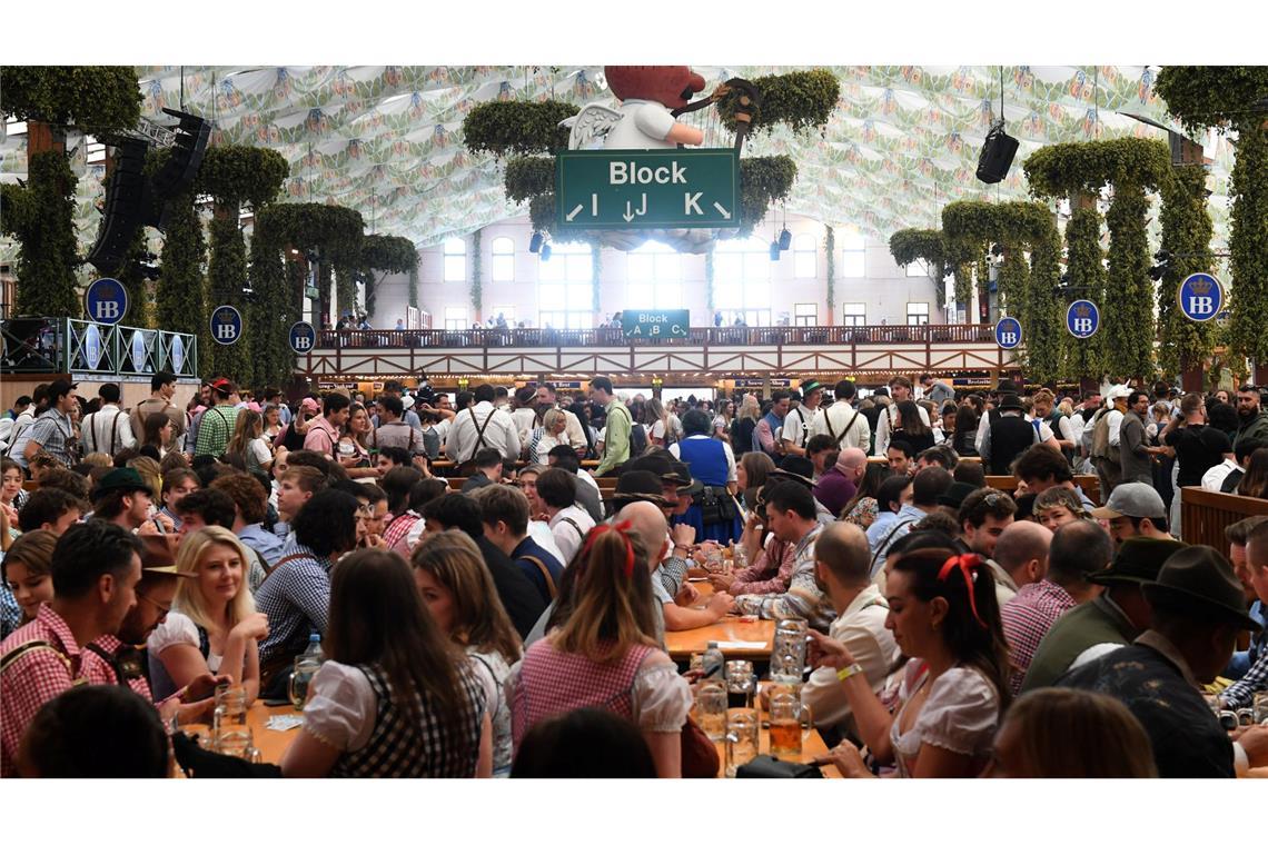 Das Münchner Oktoberfest startet.