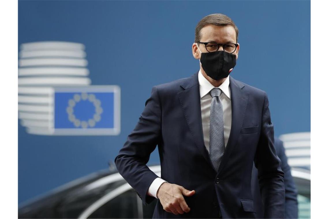 Polen wegen Rundfunkgesetz in der Kritik Das nationalkonservative Regierungsbündnis von Ministerpräsident Mateusz Morawiecki ist zerbrochen. Foto: Johanna Geron/Pool Reuters/AP/dpa