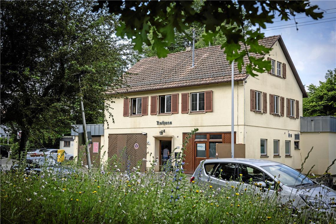 Das Rathaus in Maubach.